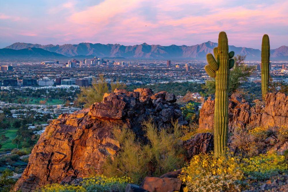 Sunrise from Piestewa Peak