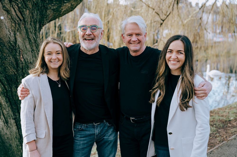 From left to right: Gráinne Ní Ghiollágain, Patrick Delaney, Pádraic Gilligan and Aoife McCrum