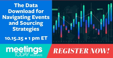 Upcoming webinar. The data download for navigating events and sourcing strategies on October 15th.