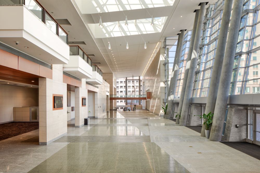 Raleigh Convention Center main lobby 