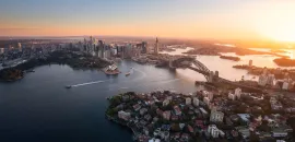 Sydney aerial shot