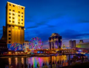 Panoramic view of Buffalo, New York